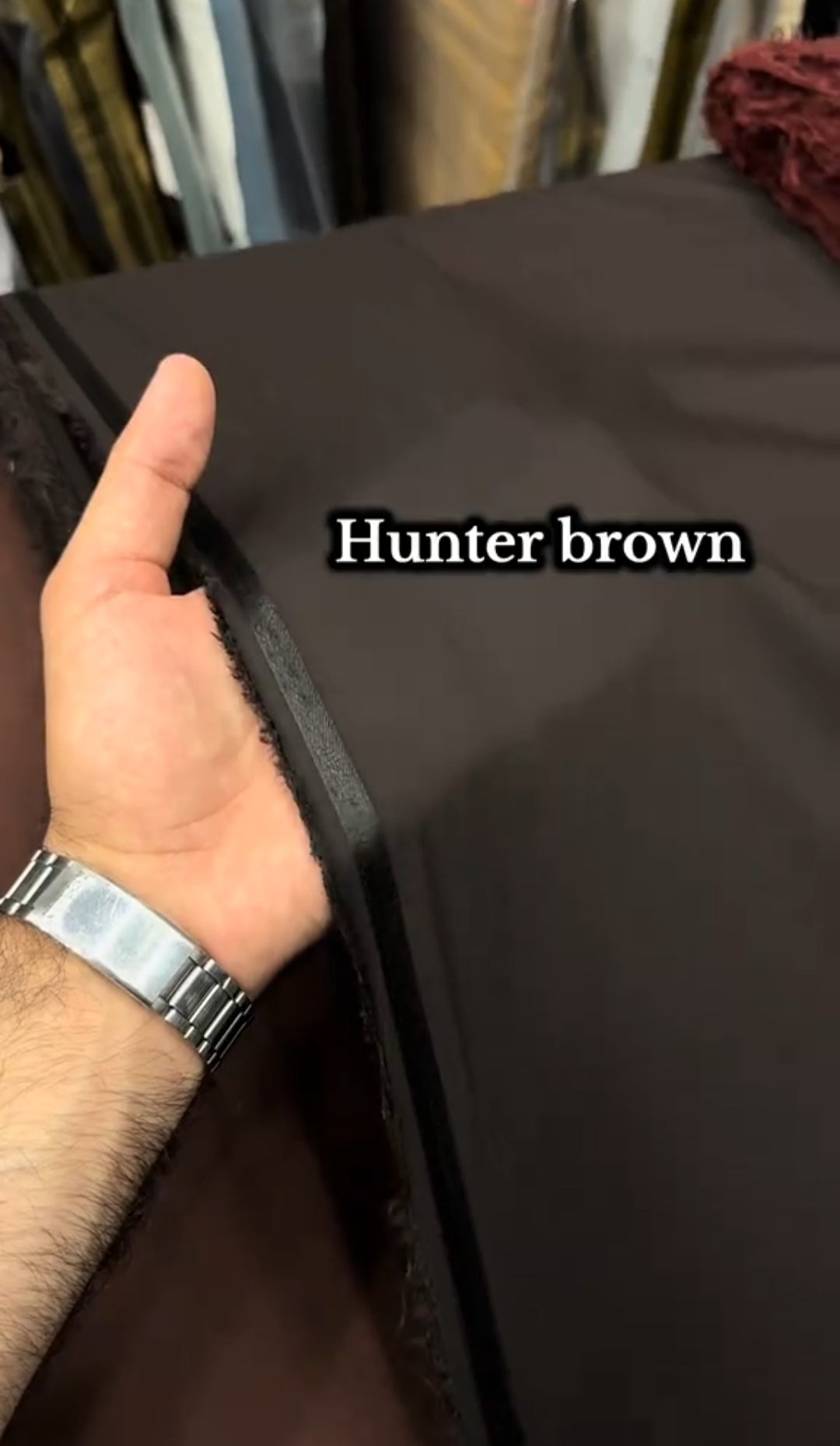 J. Junaid Jamshed Dark Brown