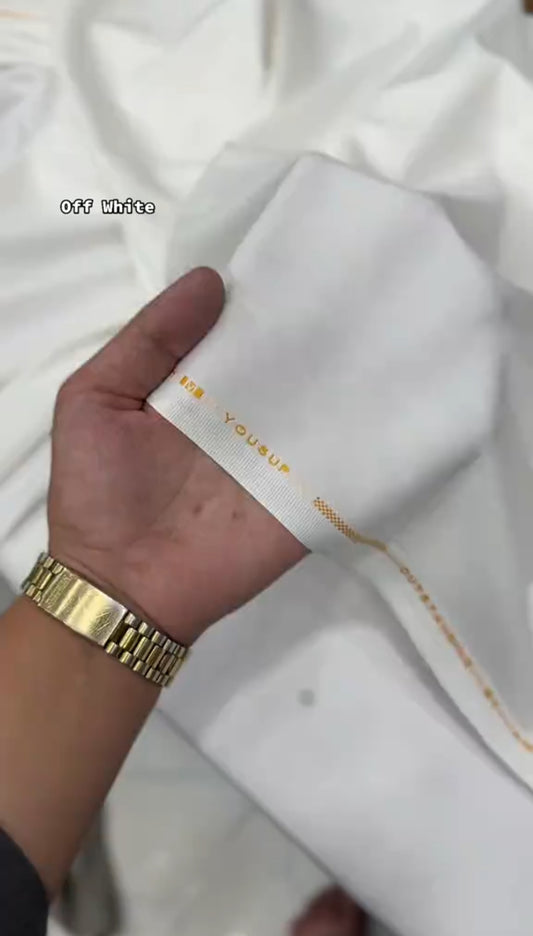 J. Junaid Jamshed Off White